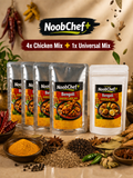 NoobChef+ Combo Pack — 4 Chicken + 1 Universal